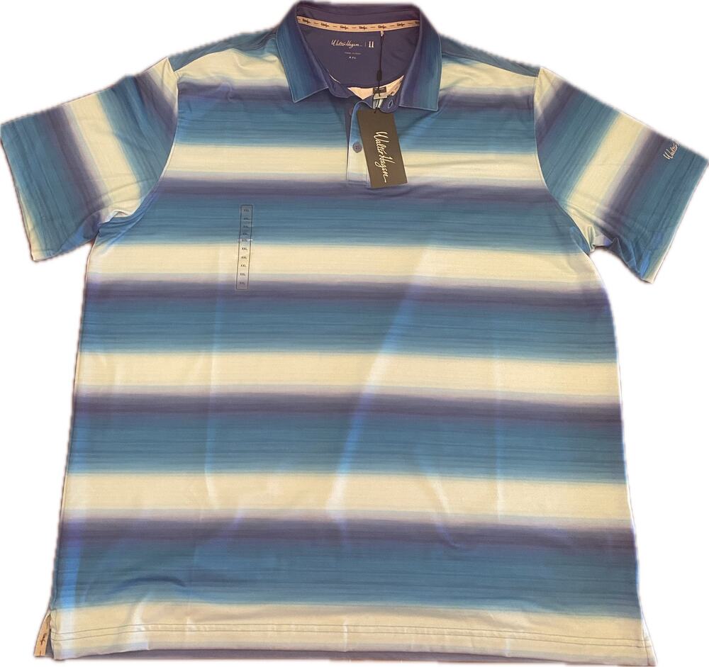 Walter Hagen Perfect 11 Multi-Stripe Ombre Polo